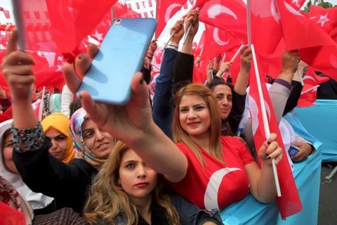 Người dân Thổ Nhĩ Kỳ. (Nguồn: AP)
