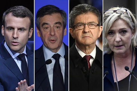 Bốn ứng cử viên dẫn đầu. (Nguồn: RTL)