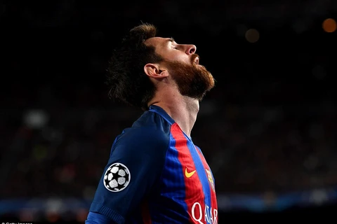 Messi đã không thể nào giúp Barcelona giành vé đi tiếp. (Nguồn: ​Getty Images)