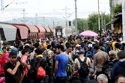 Dòng người tị nạn đến Đức. (Nguồn: Business Insider)