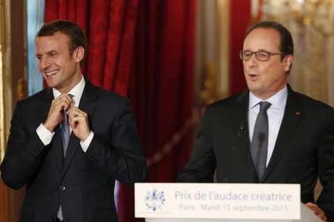 Đương kim Tổng thống Pháp Hollande kêu gọi ủng hộ ông Macron. (Nguồn: Getty Images)