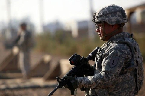 Quân đội Mỹ ở Iraq. (Nguồn: AFP)