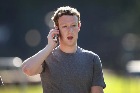 Mark Zuckerberg thường mặc những chiếc áo phông trơn. (Nguồn: Getty Images)