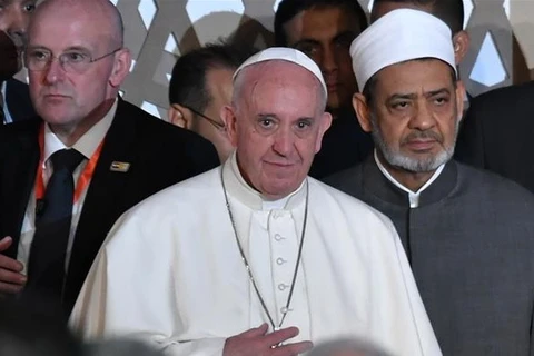 Giáo hoàng Francis tại Ai Cập. (Nguồn: AFP)
