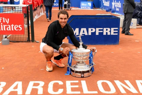 Nadal lần thứ 10 vô địch Barcelona Open. (Nguồn: Getty Images)