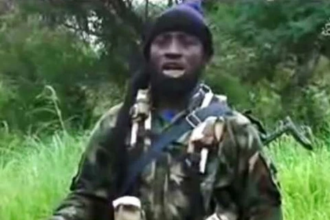 Thủ lĩnh của nhóm khủng bố Boko Haram Abubakar She​kau. (Nguồn: AFP)