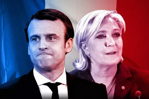 Hai ứng cử viên Macron và Le Pen. (Nguồn: Getty Images)