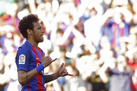 Neymar đã tỏa sáng trong chiến thắng trước Villarreal. (Nguồn: AP)
