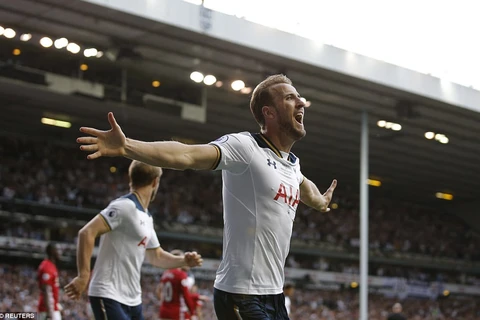 Kane là người ghi bàn thắng cuối cùng cho Tottenham tại White Hart Lane. (Nguồn: Reuters)