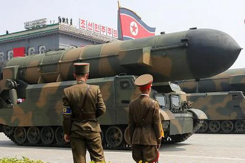 Triều Tiên vừa phóng thử tên lửa đạn đạo. (Nguồn: Reuters)