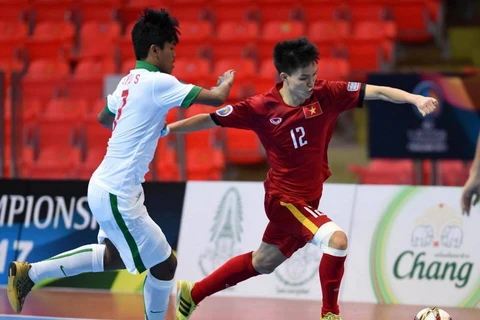 Ngọc Linh lập công nhưng U20 Futsal Việt Nam lại rơi chiến thắng đáng tiếc. (Nguồn: Vietnam Futsal National Team)