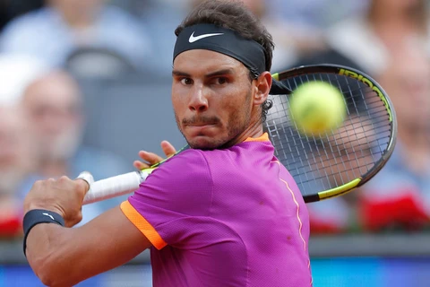 Nadal tái ngộ Dominic Thiem ở tứ kết Rome Masters. (Nguồn: AP)