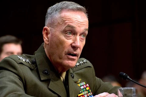 Chủ tịch Hội đồng Tham mưu trưởng Liên quân Mỹ Tướng Joseph Dunford. (Nguồn: Getty Images)