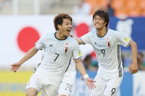 Ritsu Doan đã ghi bàn ấn định chiến thắng 2-1 cho U20 Nhật Bản trước U20 Nam Phi. (Nguồn: Getty Images)