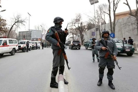 Lực lượng cảnh sát Afghanistan ở Kabul. (Nguồn: ndtv.com)