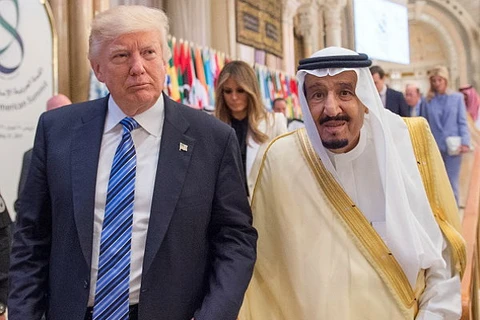 Quốc vương Saudi Arabia Salman và Tổng thống Donald Trump. (Nguồn: Getty Images)