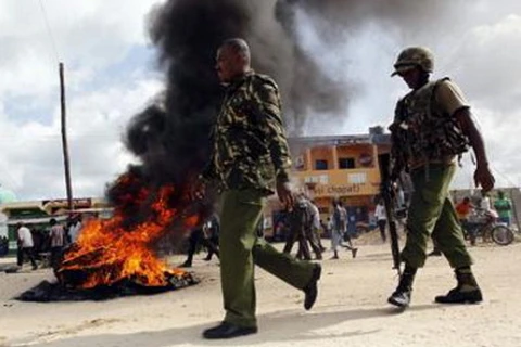 Hiện trường một vụ đánh bom ở Kenya. (Nguồn: defenceWeb)