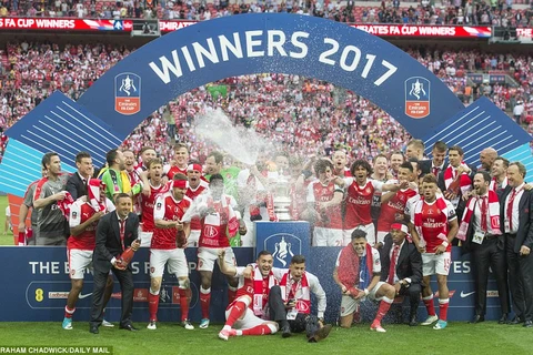 Arsenal lần thứ 13 vô địch FA Cup. (Nguồn: ​Daily Mail)