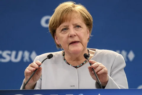 Thủ tướng Đức Angela Merkel lấy làm tiếc trước quyết định của Tổng thống Trump. (Nguồn: AP)