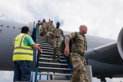 Binh sỹ NATO đến Romania tham gia tập trận. (Nguồn: sofiaglobe.com)