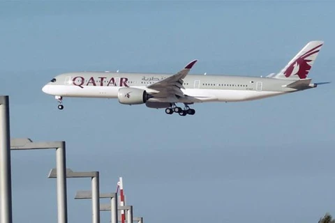 Máy bay của hãng hàng không Qatar Airways. (Nguồn: Reuters)