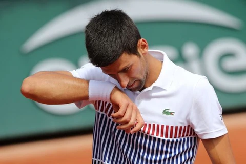 ​Novak Djokovic thành cựu vương Roland Garros. (Nguồn: Reuters)
