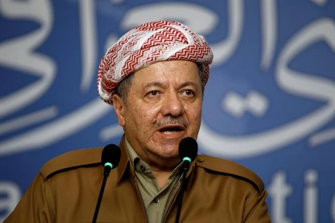 Nhà lãnh đạo người Kurd Massoud Barzani. (Nguồn: Reuters)