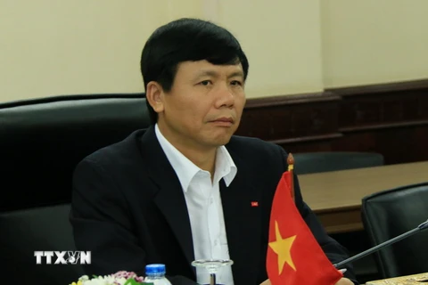 Thứ trưởng Bộ Ngoại giao Việt Nam Đặng Đình Quý. (Ảnh: Phạm Kiên/TTXVN)