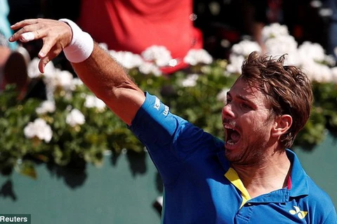 Wawrinka lần thứ 2 vào chung kết Roland Garros. (Nguồn: Reuters)