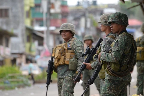 Lực lượng vũ trang Philippines ở thành phố Marawi. (Nguồn: AFP/Getty Images)