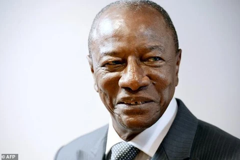 Chủ tịch Liên minh Châu Phi (AU) Alpha Conde. (Nguồn: AFP)