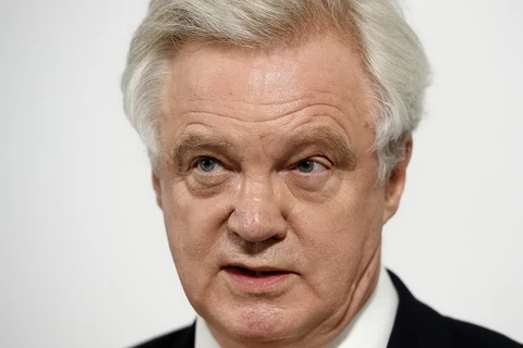 Bộ trưởng Anh phụ trách đàm phán rời EU David Davis. (Nguồn: Getty Images)