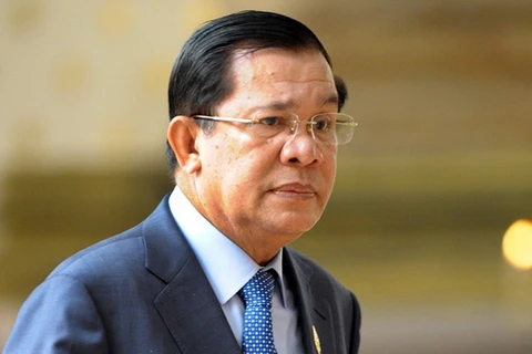 Thủ tướng Campuchia Hun Sen. (Nguồn: AFP)