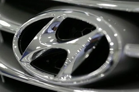 Logo của hãng xe Hyundai. (Nguồn: zeenews.india.com)