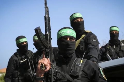 Các tay súng phong trào Hồi giáo Hamas. (Nguồn: timesofisrael.com)