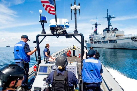 Mỹ và Philippines tuần tra chung trên biển. (Nguồn: rappler.com)