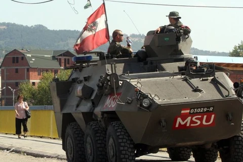 Lực lượng binh sỹ Áo. (Nguồn: AFP)