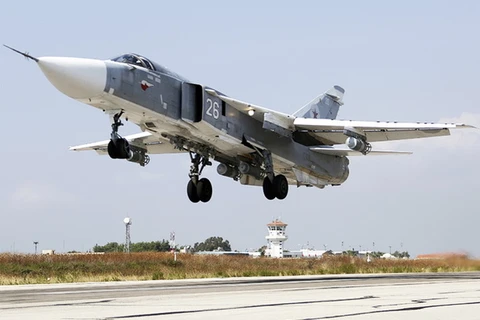 Máy bay chiến đấu của Nga ở Syria. (Nguồn: The Independent)