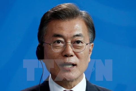 Tổng thống Hàn Quốc Moon Jae-in. (Nguồn: EPA/TTXVN)