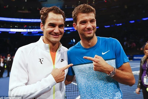 Federer chạm trán Dimitrov ở vòng 4 Wimbledon. (Nguồn: Getty Images)