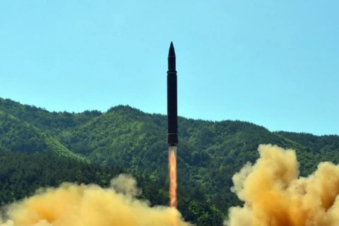 Hình ảnh vụ phóng tên lửa của Triều Tiên. (Nguồn: scmp.com)