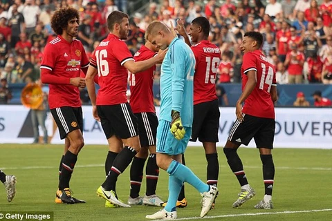 Manchester United dễ dàng đánh bại LA Galaxy. (Nguồn: Getty Images)