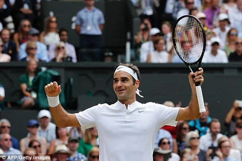 Federer trở thành nhà vô địch Wimbledon 2017. (Nguồn: AFP/Getty Images)