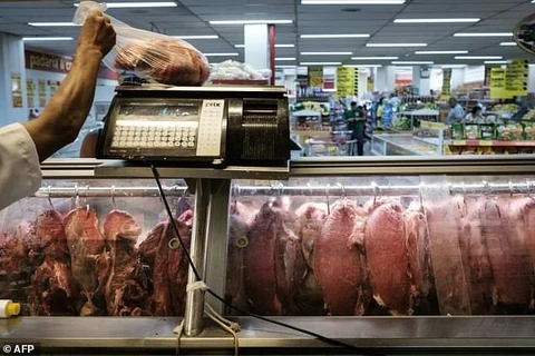 Mỹ sẽ chỉ nhập khậu thịt bò của Brazil khi nước này giải quyết xong vấn đề an toàn thực phẩm. (Nguồn: AFP)