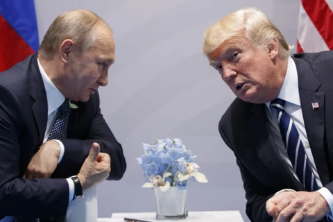 Tổng thống Nga Putin và người đồng cấp Mỹ Trump. (Nguồn: AP)