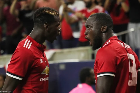 Pogba và Lukaku phối hợp mang bàn thắng về cho Manchester United. (Nguồn: Getty Images)