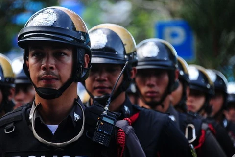 Cảnh sát Thái Lan sẽ tăng cường an ninh tại các tòa nhà chính phủ. (Nguồn: inquirer.net)
