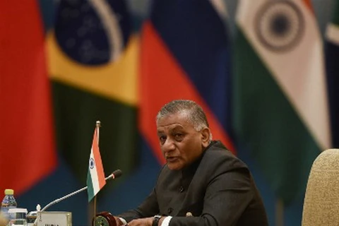 Quốc vụ khanh Bộ Ngoại giao Ấn Độ V. K. Singh. (Nguồn: Reuters)