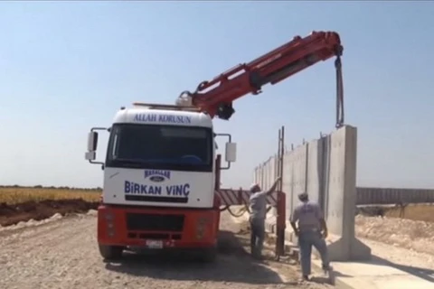 Thổ Nhĩ Kỳ xây tường an ninh biên giới với Iran. (Nguồn: timesofisrael)