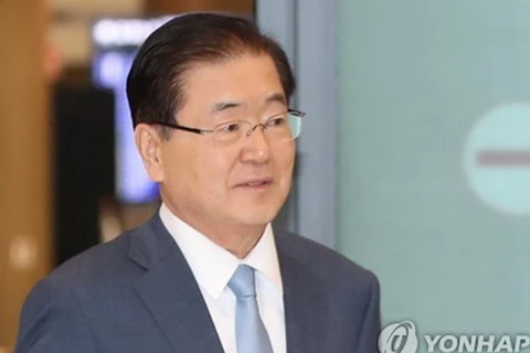 Cố vấn an ninh hàng đầu của Tổng thống Moon Jae-in, ông Chung Eui-yong sẽ chủ trì cuộc họp. (Nguồn: Yonhap)